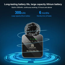 Load image into Gallery viewer, PULUZ Wireless Lavalier Microphone for Mobile Phone - 2 Type C