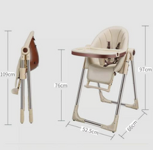 Load image into Gallery viewer, Baby High Feeding Chair [Beige]
